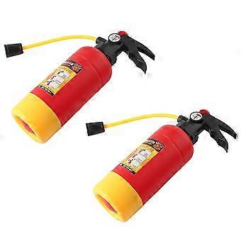 Fire Extinguisher Toy Fireman Water Spraying 2Pcs Kids Outdoor Water Guns