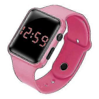 Led Digital Screen Wrist Sports Watches Children Boys Girls Kids Silicone Strap Tw 26-27
