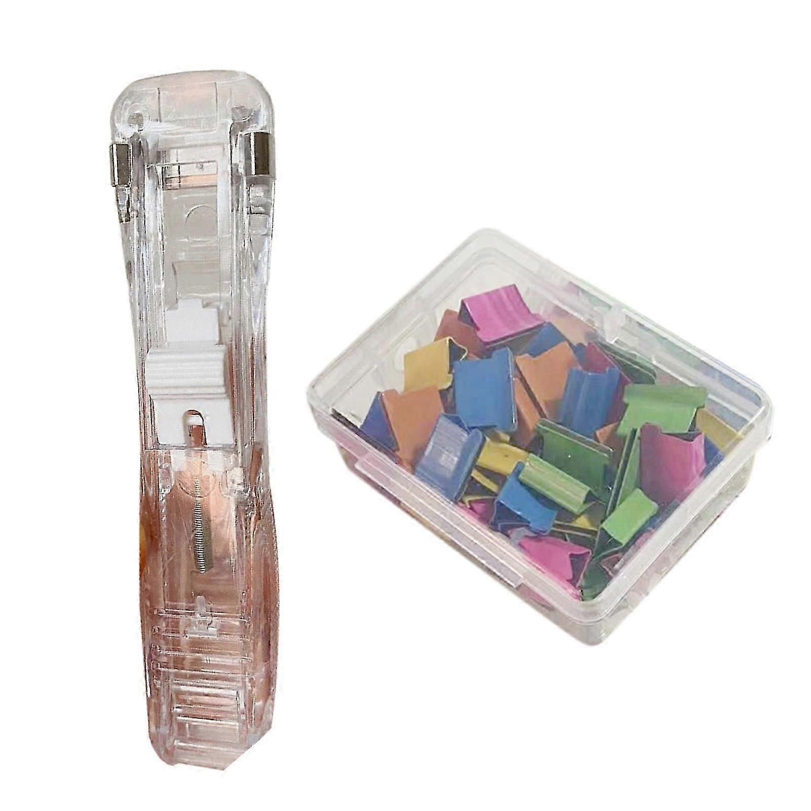 Refillable Clip Stapler Alternative for Office School Supplies