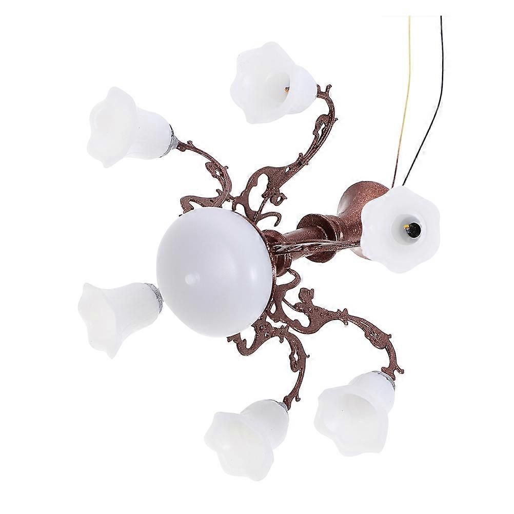 Miniature Model Chandelier Tiny House Ceiling Lamp Sand Table Ceiling Light Model