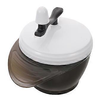 Hair Color Mixing Bowl: Manual Hair Dye Mixer with Cranked Handle for Easy Mixing - Plastic Tint Bowl for Salon and DIY Use - Easy Clean Hairdressing 