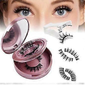 Magnetic Eyelash Strip Applicator Soft Magnetic Eyelashes Natural Look No Glue Required Eyelash Applicator Kit for Beginners at Home Natural