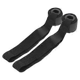 2 Pcs Elastic Workout Bands Training Workout Band Resistance Waist Belt Resistance Bands Door Anchor Training Equipment