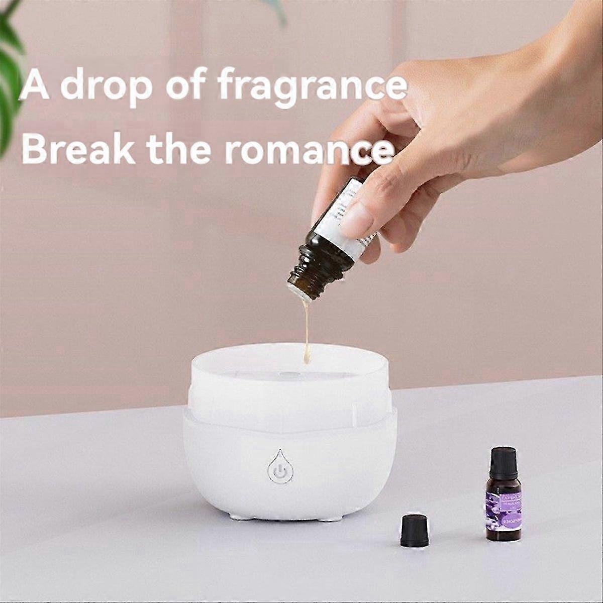 Vehicle Use Mini Air Humidifier 200ml for Aromatherapy Diffuser White