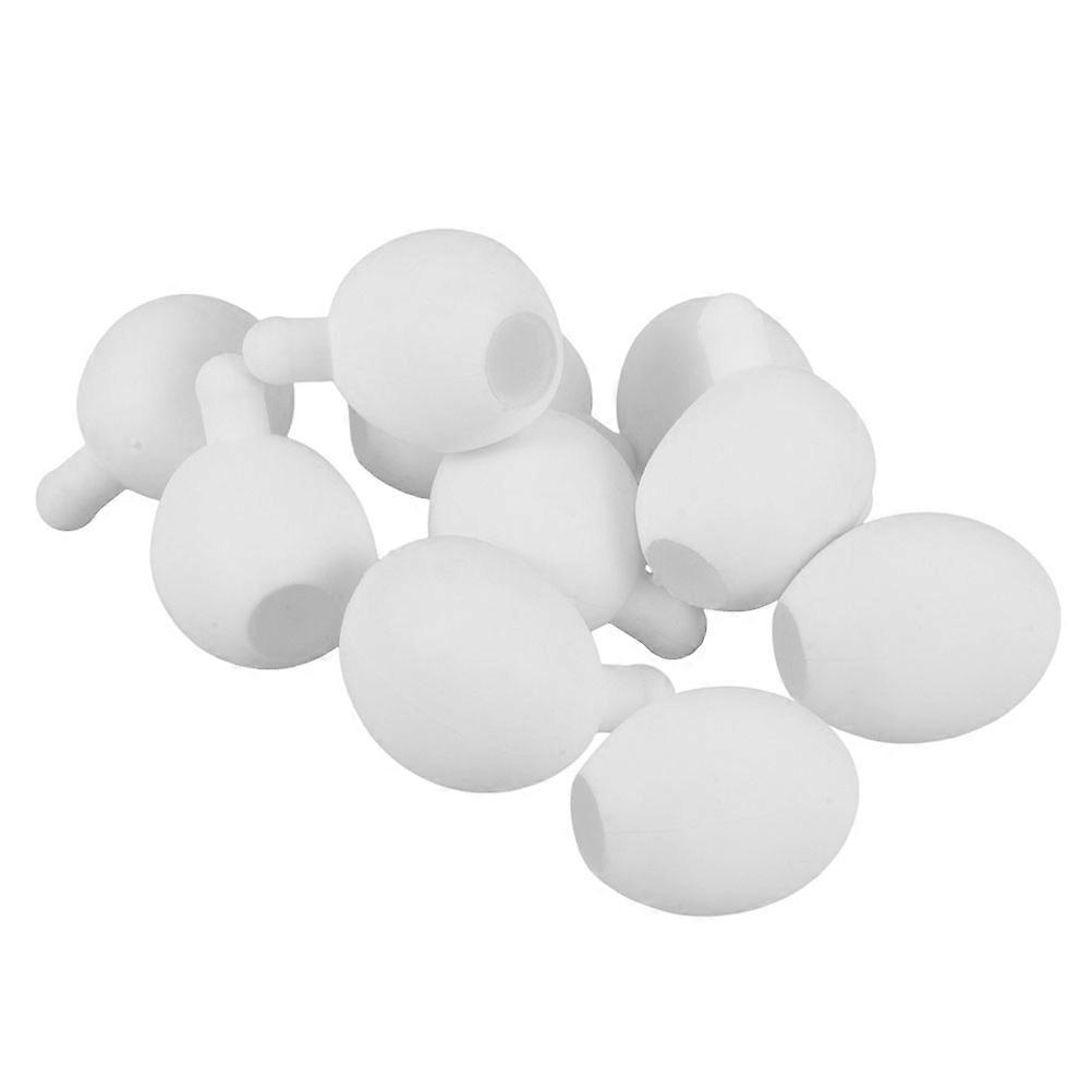 White Silicone Bubble Core Inserts for DIY 10Pcs Bulk