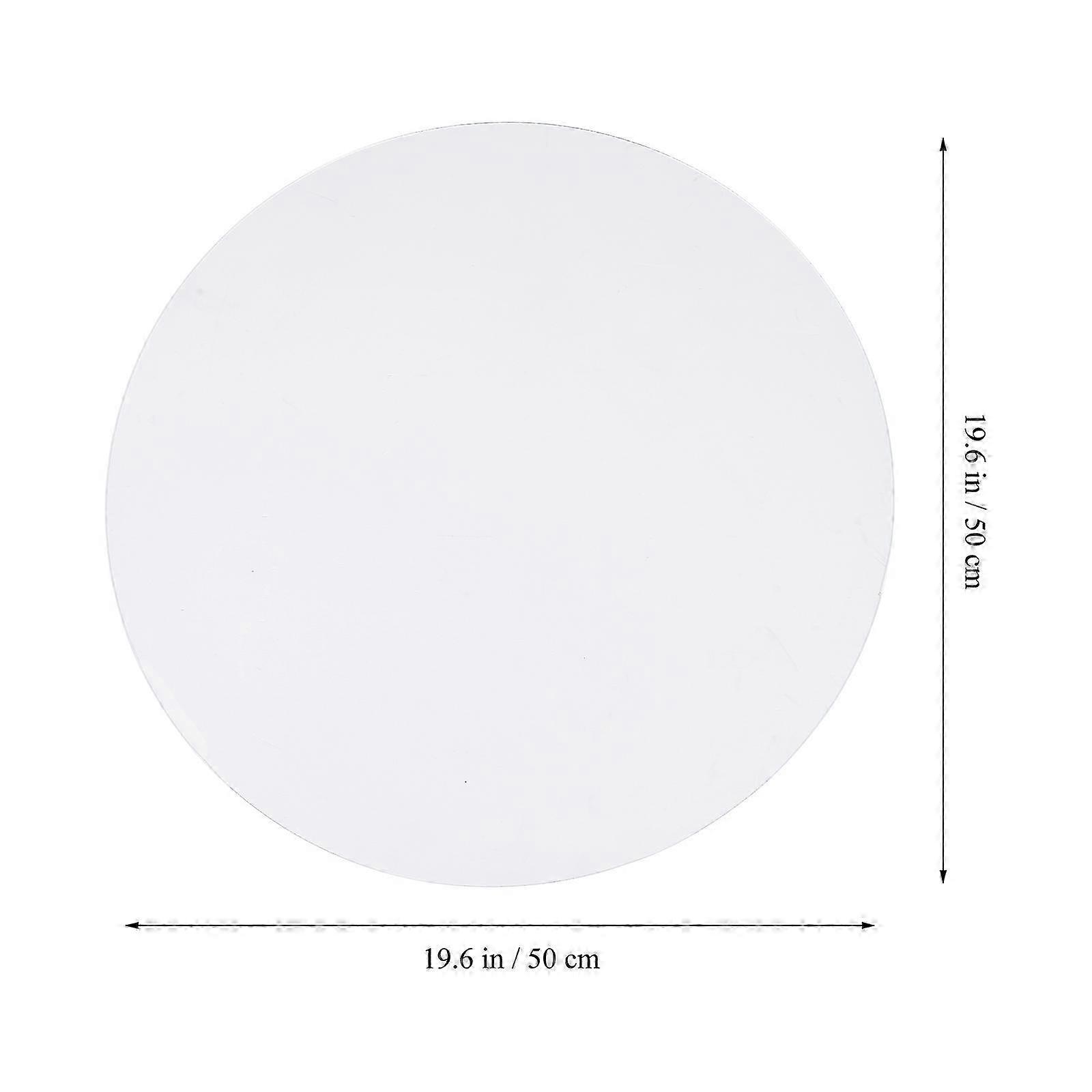 Clear Round Table Protector Waterproof PVC Cover compatible with Table