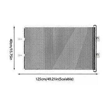 PetDog Gate Network Fence Stairs Folding Breathable Mesh Enclosure Dog Retractable Dog Gate No Drilling Door Barrier