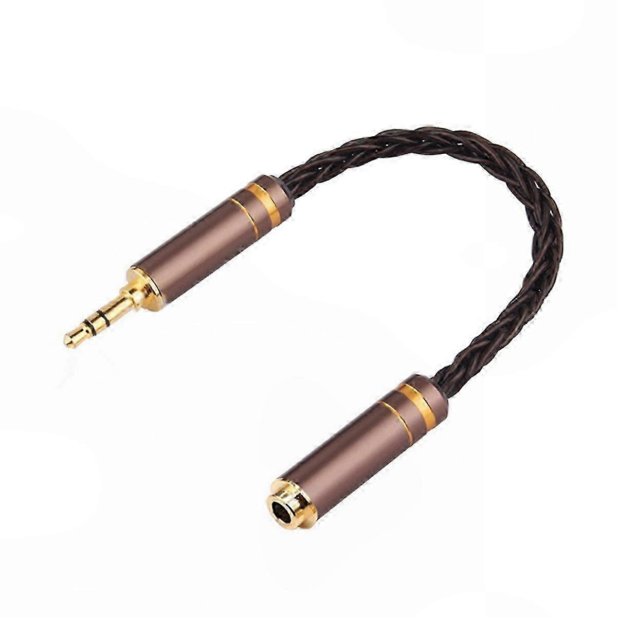 Clean Balanced Audio Transfer | 3.5MM Earphone Adapter Cable with 8-Core Construction