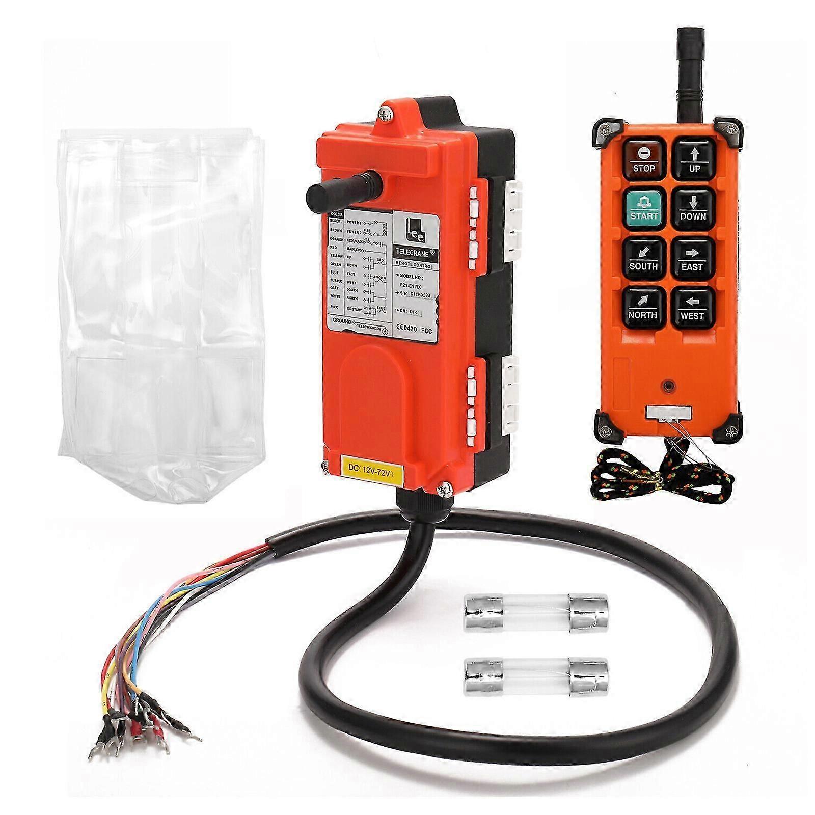F21-E1B Industrial Wireless Crane Remote Control - IP65, 100m Range, DC12-72V