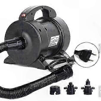 1600W Portable Electric Air Pump, Hardware‑product Compatible With 2 Nozzles, Quick Inflate & Deflate For Mattress Raft Boat