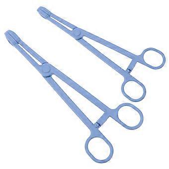 2Pcs Portable Pet Poop Pickup Clip for Reptile Waste Cleaning Tool Blue