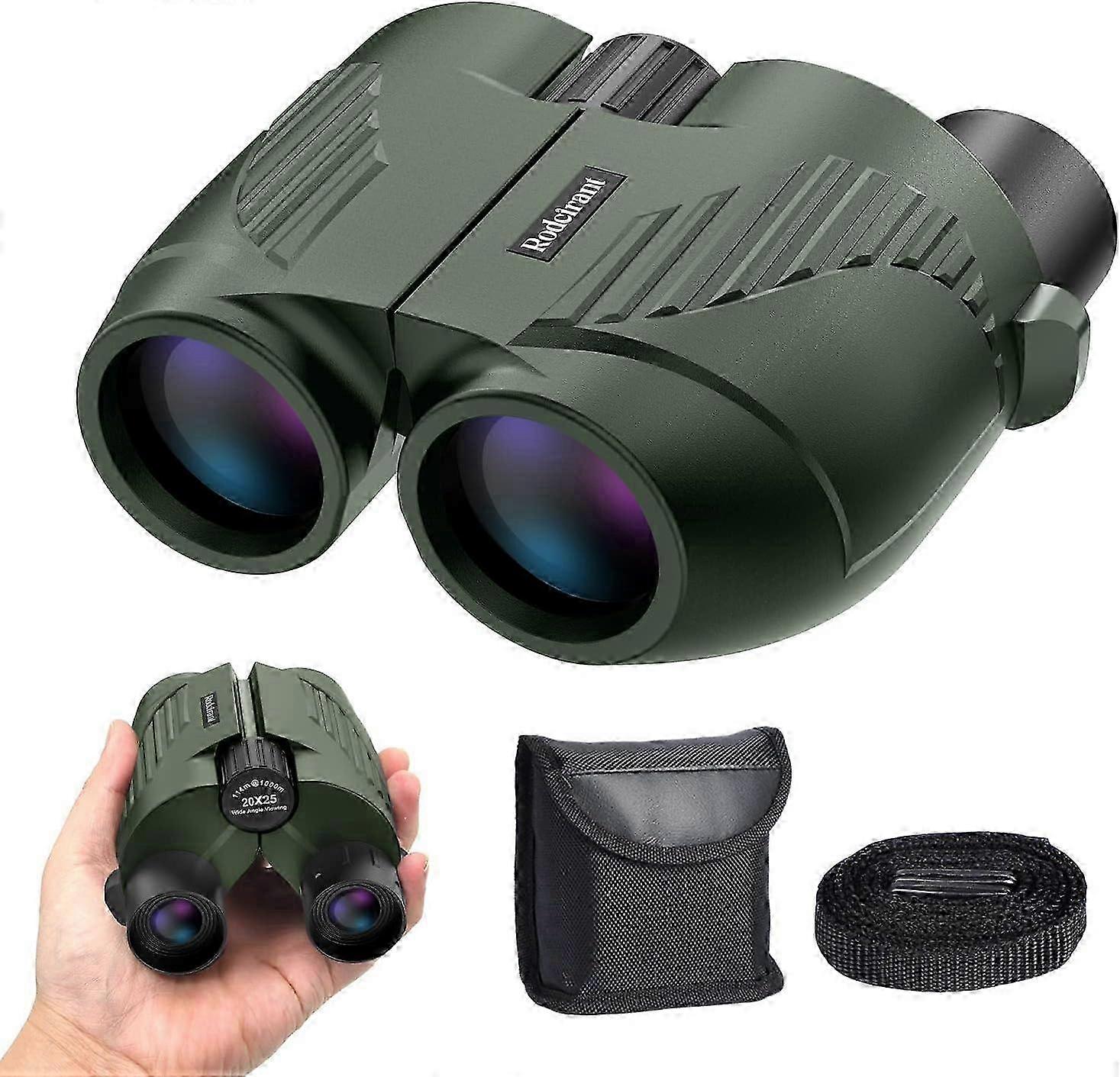 20x25 Large-Eyepiece Waterproof Binocs