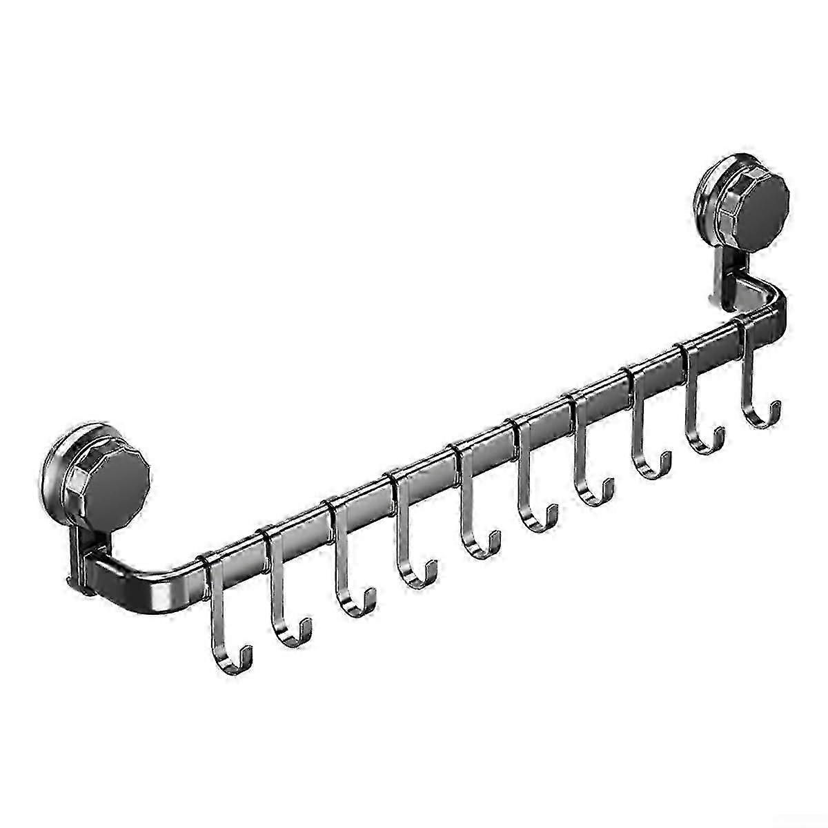10 Hook Suction Cup Kitchen Organizer