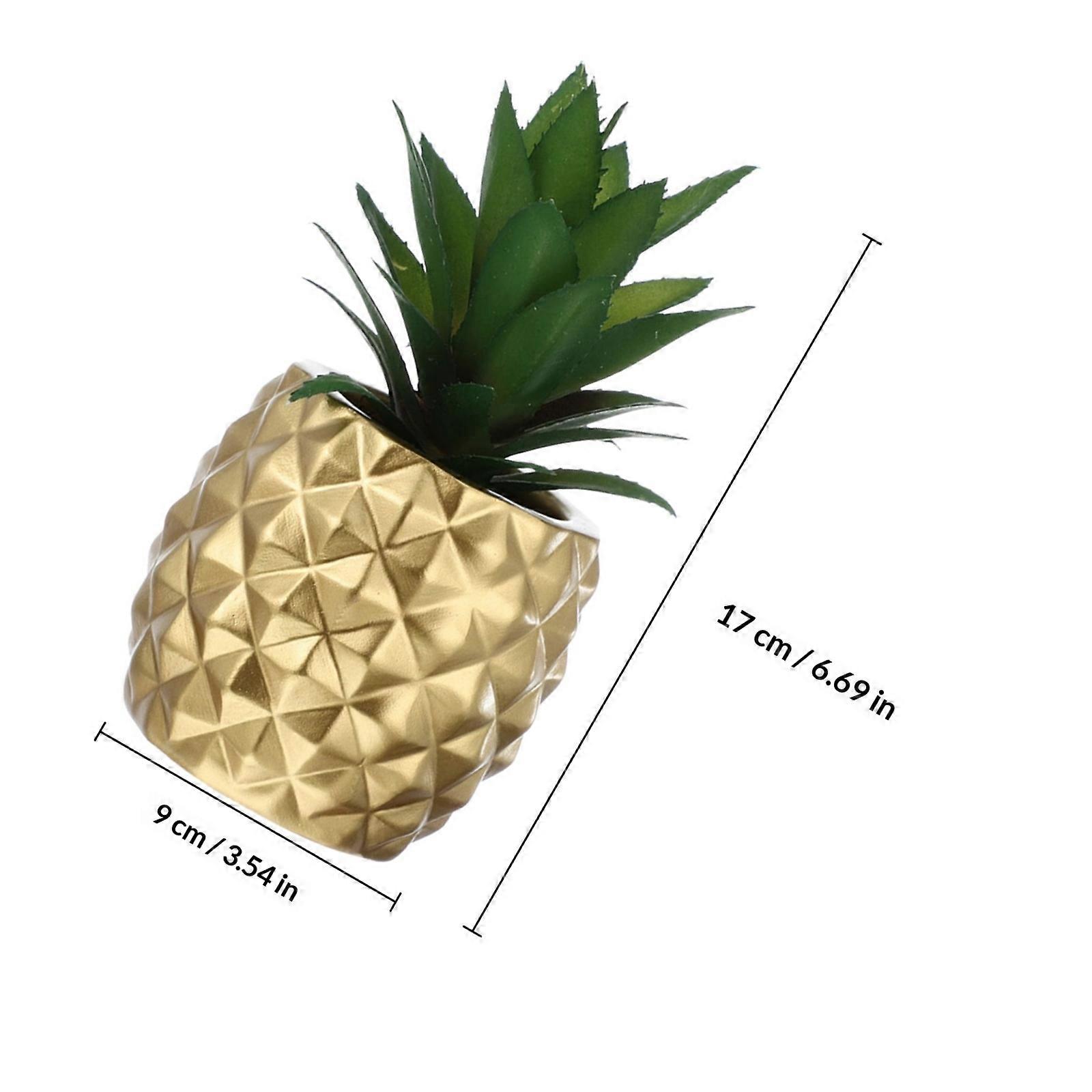 Simulation Pineapple Ornament for Decoration Desktop Pineapple
