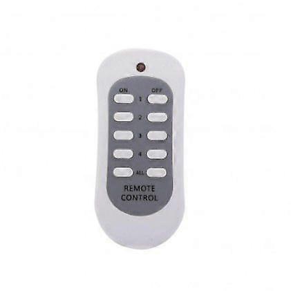 Wireless Remote Control Outlet Socket Set with 30m RF Range, EU Plug, 1 Socket+1 Remote