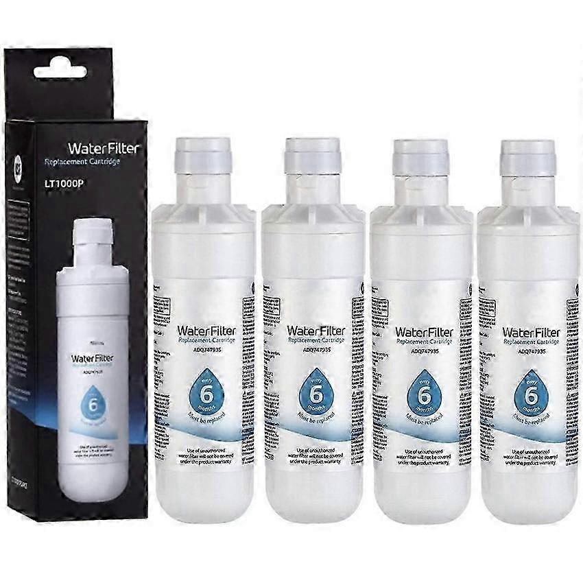4-Pack Carbon Rod Fridge Filter