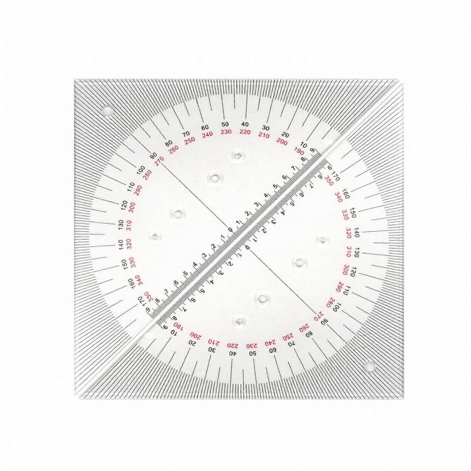 2 Pieces Nautical Triangle Ruler Exact for Navigators