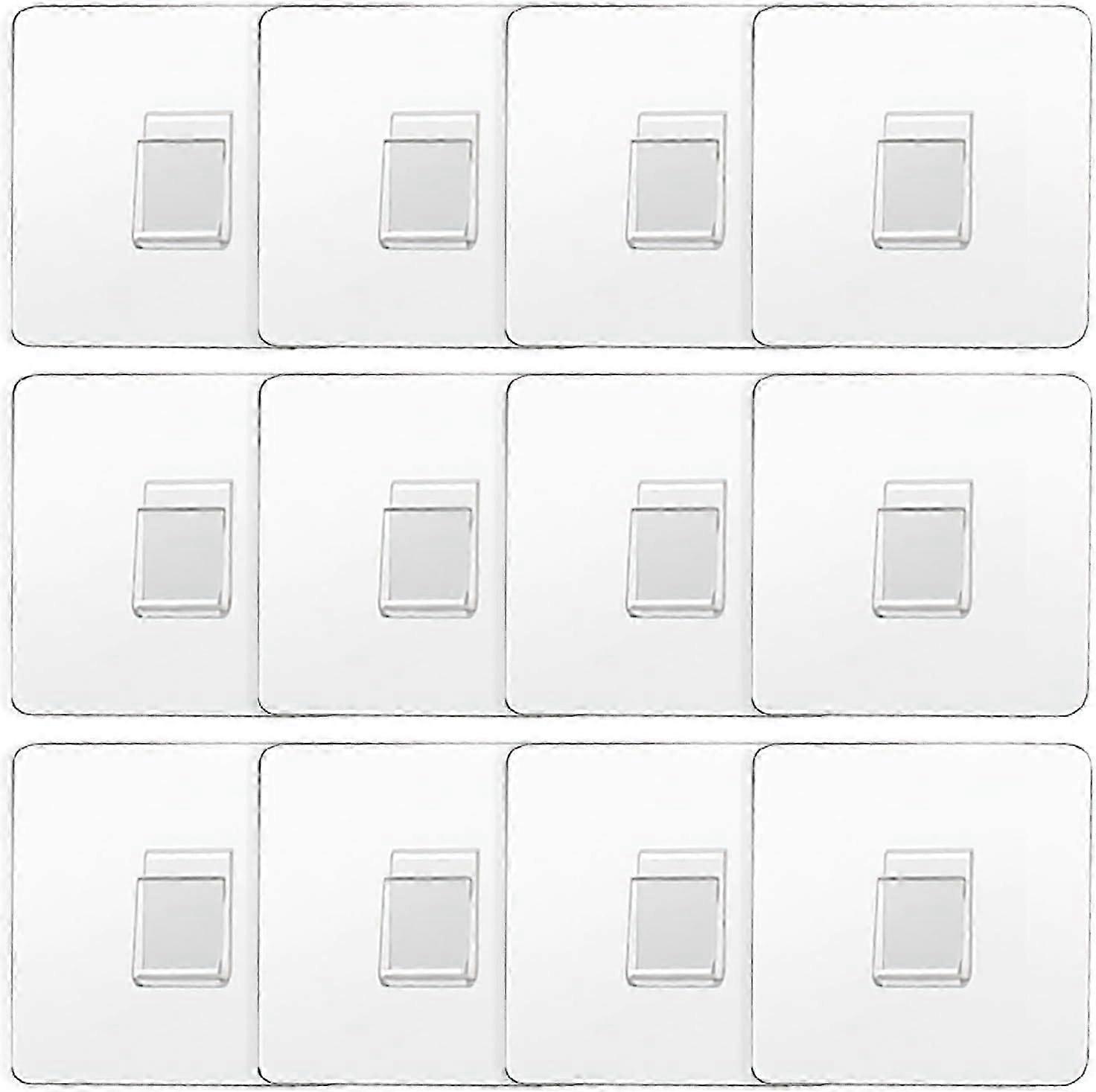 12 adhesive hooks compatible with shower brackets PD