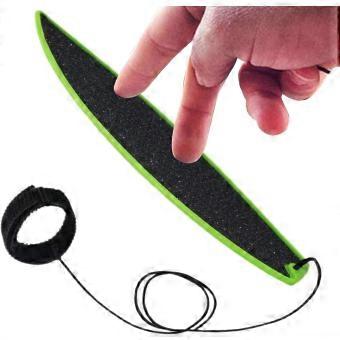 Finger Surfboard Toy for Adults Green – Compact Pocket Size Fingertip Surfboard for Desk or Office Fun