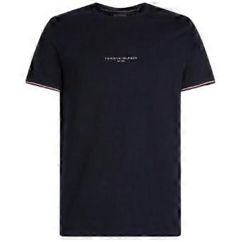 Tommy Hilfiger -miesten logoilla varustettu, slim fit -mallinen t-paita.