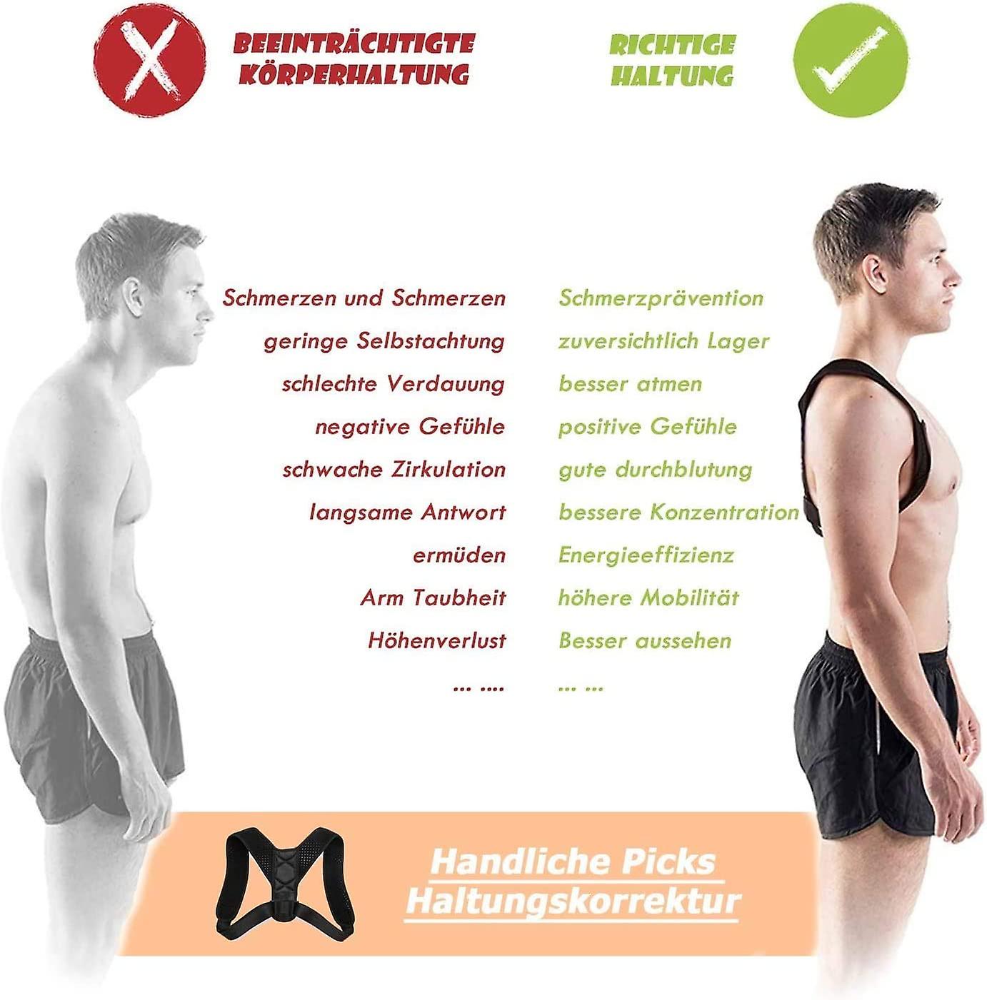 Posture Correction For Men And Women, Adjustable Upper Back Support For Collarbone Support And Neck