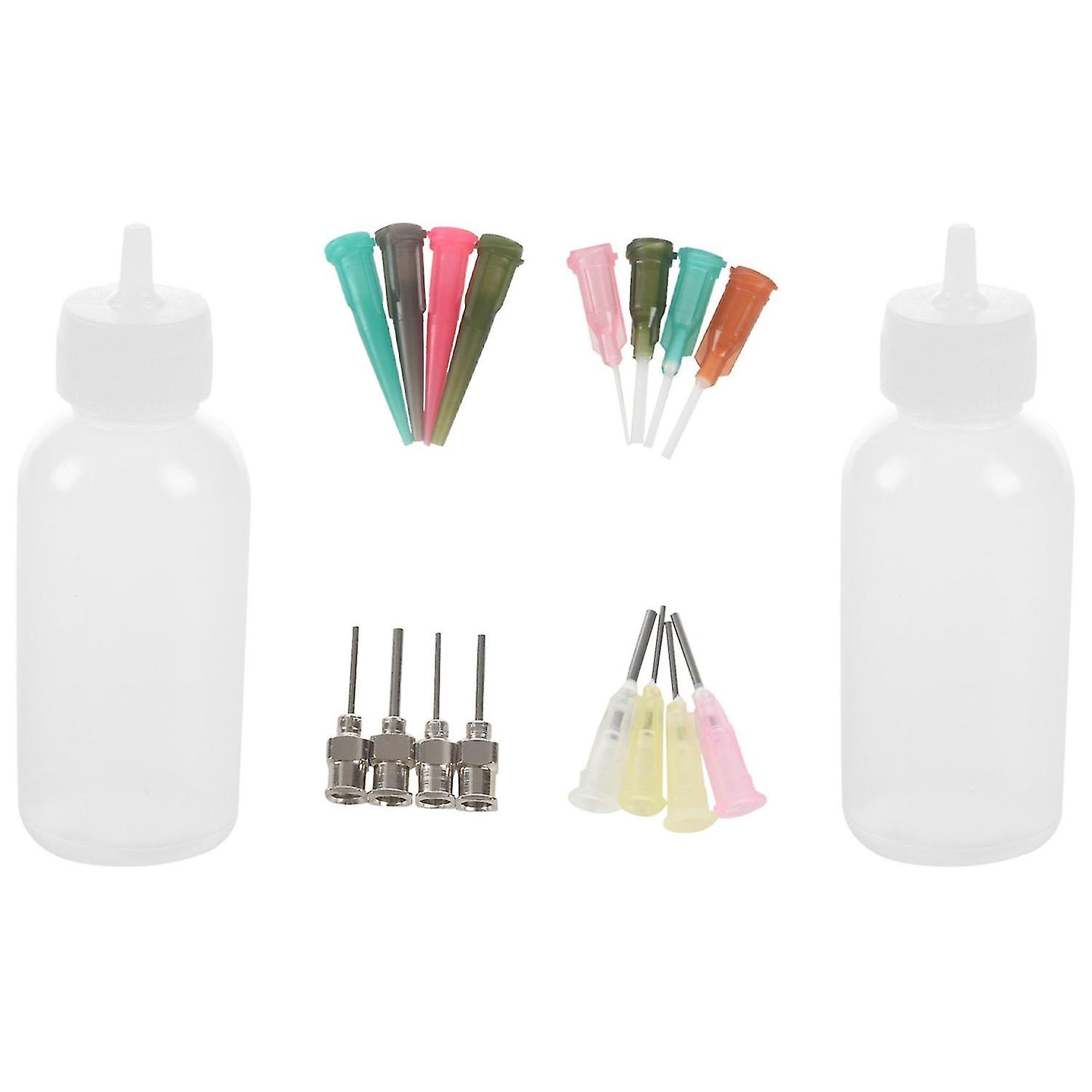 16pc/set Henna Kit Applicator Nozzles Bottles Paste Tattoo Body Art Drawing Tool