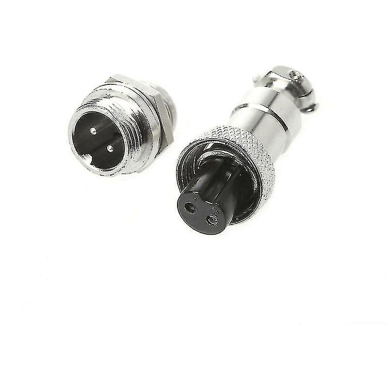 Aviation Plug Male Female Wire Panel Metal Connector 12mm 2/3/4/5/6 Pin Gx12