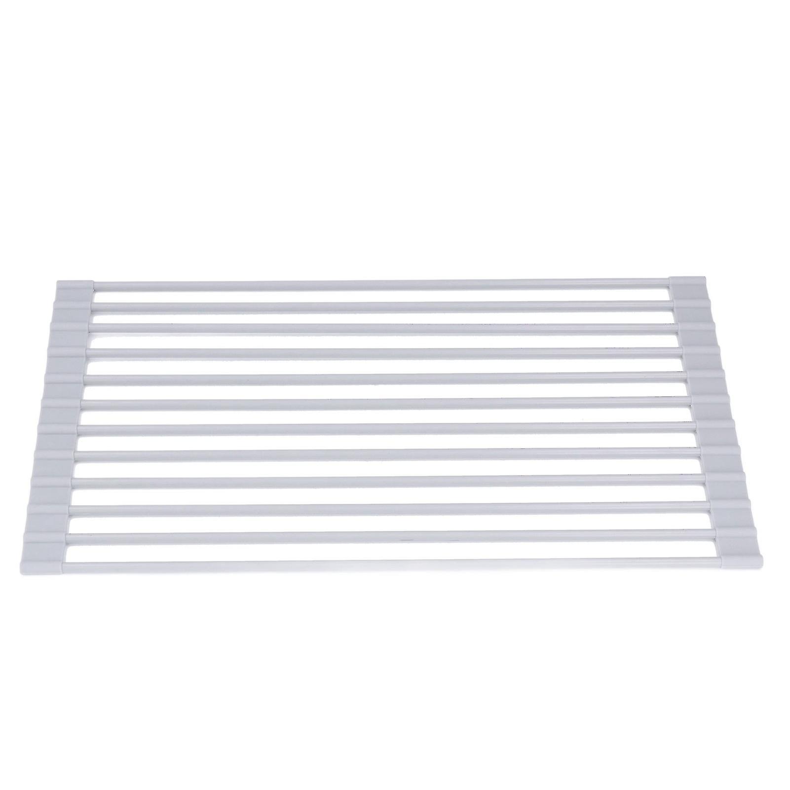 Space-Saving Foldable Silicone Dish Rack - Heatproof & Non-Slip Kitchen Essential