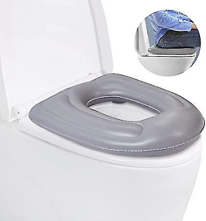 نفخ وسادة مقعد المرحاض ، وسادة دونات مرتفعة ، مقعد مرحاض قابل للتعديل الارتفاع ، وسادة دعم PVC Commode للبالغين ، كبار السن ، كبار السن ، المعوقين ، تا