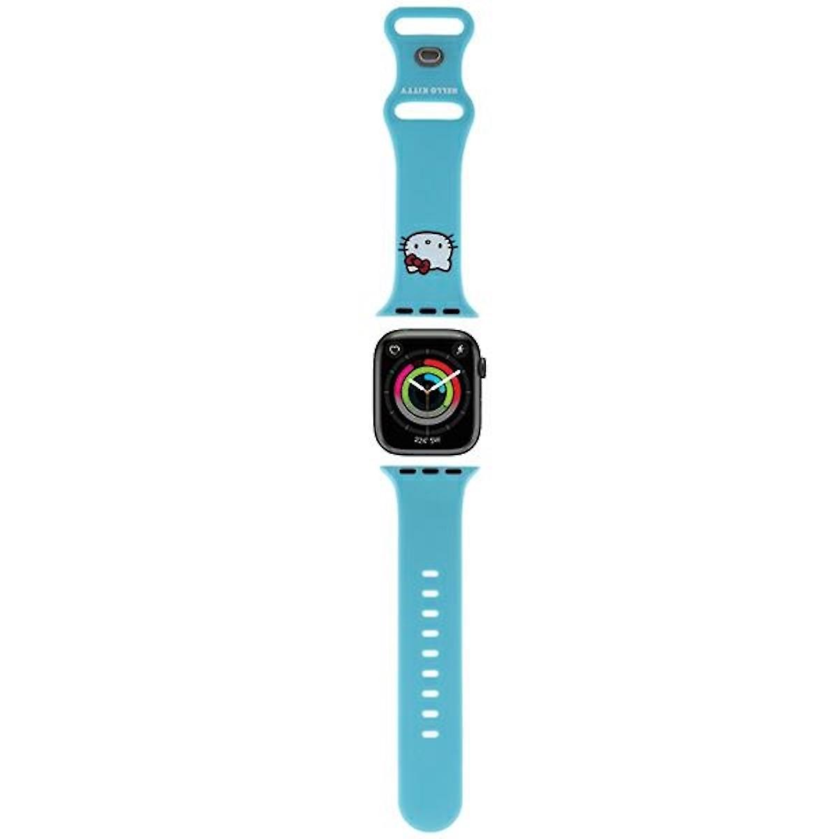 Hello Kitty Apple Watch Band for 38/40/41mm Silicone with Kitty Head Pattern
