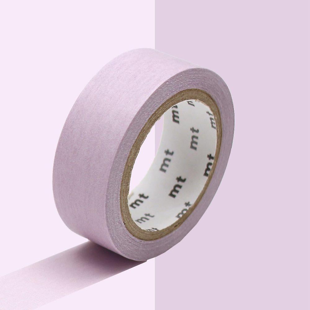 Masking tape unicolor pastel - Purple - 1,5 cm x 7 m