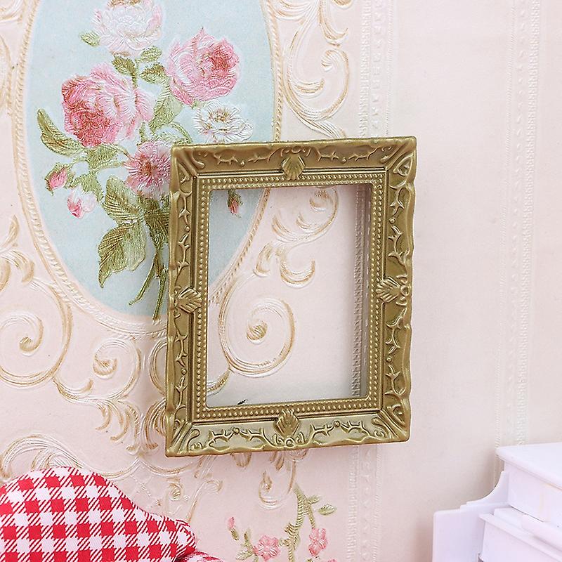 1/12 Dollhouse Vintage Simulation Photo Frame Dollhouse Mini Furniture Decor