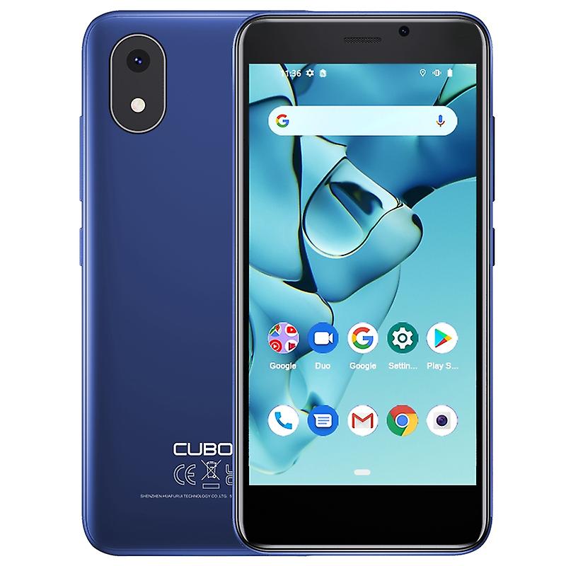 Cubot J10 Smartphone 4-Inch Mini Phone 2350mAh 32GB ROM 5MP Rear Camera Google Android 11 Blue