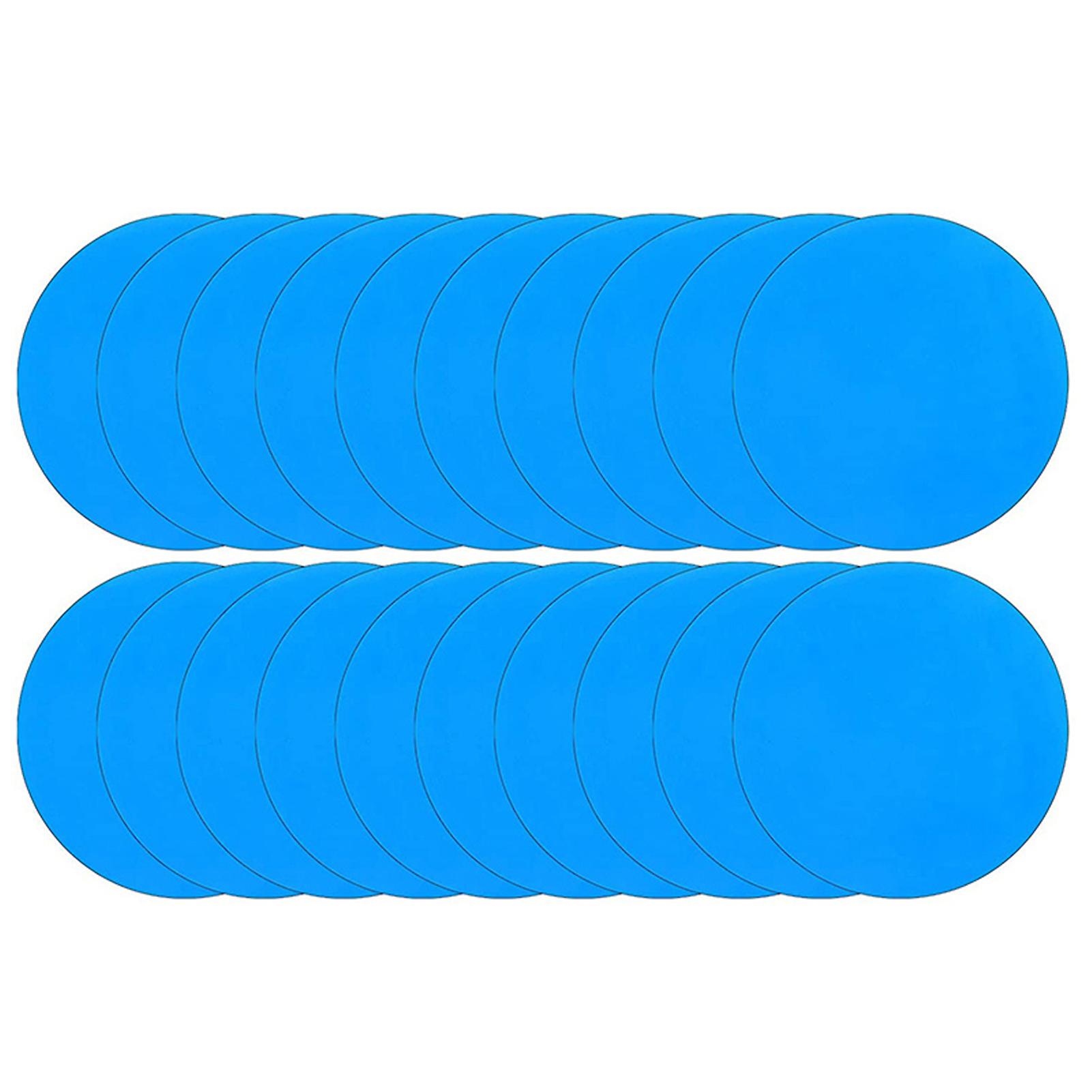 10/20pcs Round Self-Adhesive PVC Repair Patches Vinyl Pool Liner Patch Boat Repair Vinyl Rubber for Inflatable Boat Raft