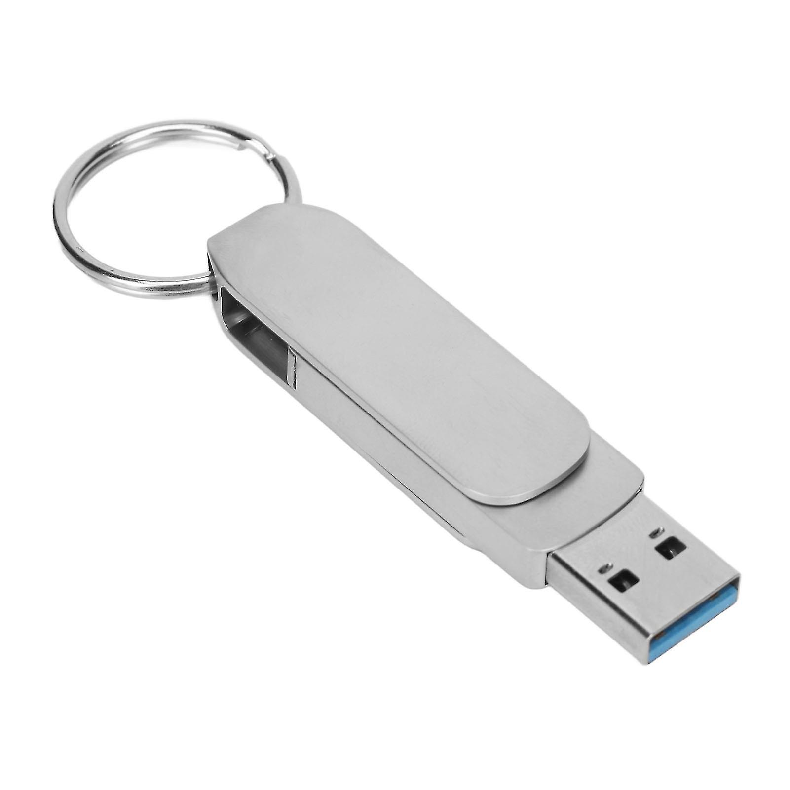 Waterproof 128GB USB 3.0 Type C Memory Thumb Stick - High Speed Plug and Play Flash Drive for Phone and Computer Storage
