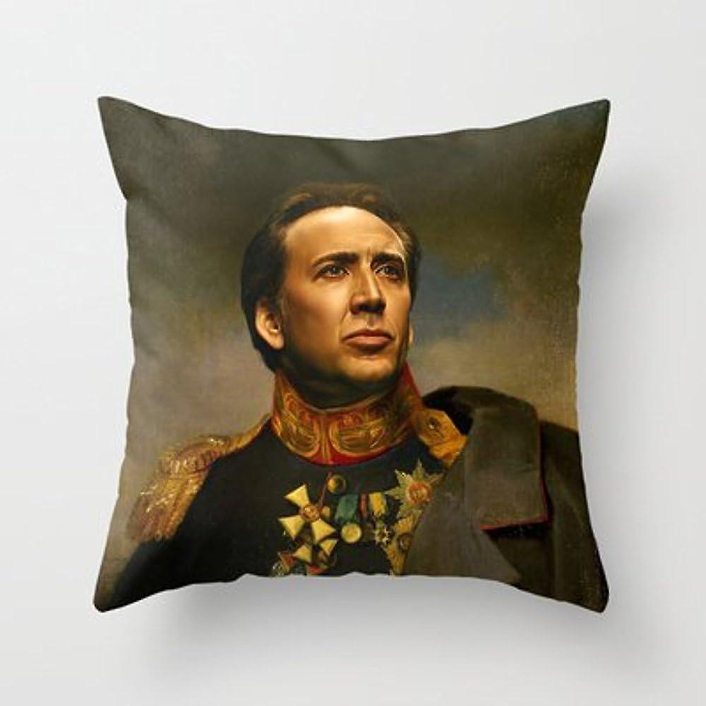 My Honey Pillow Nicolas Cage - Replaceface Throw Pillow By Replacefacefor Your Home -s1631
