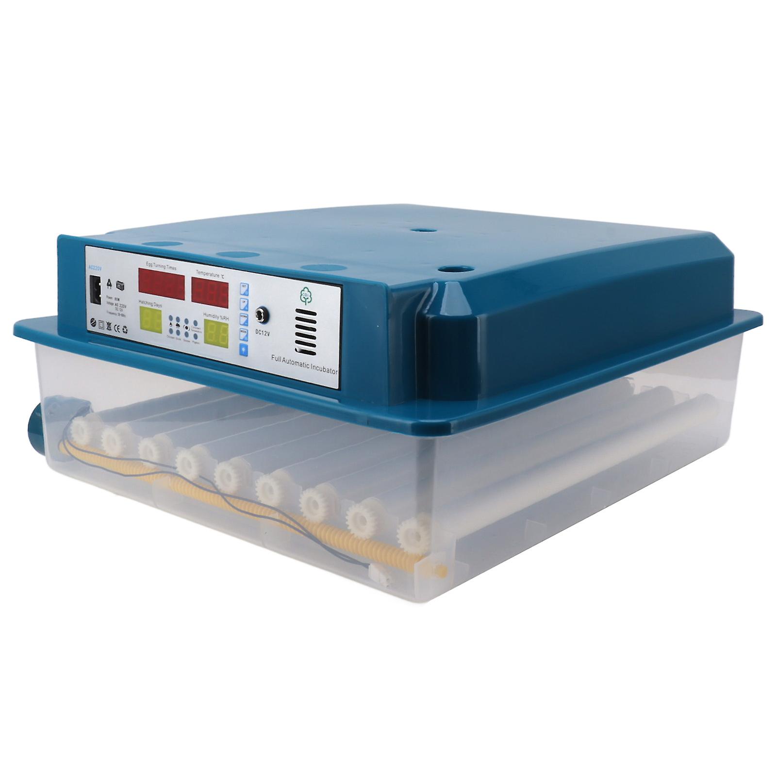 Eggs Incubators Automatic Temperature Monitoring Thermostat Poultry Hatching Machine for Chicken Duck Goose Bird Fish Lizard Eggs US Plug 110V