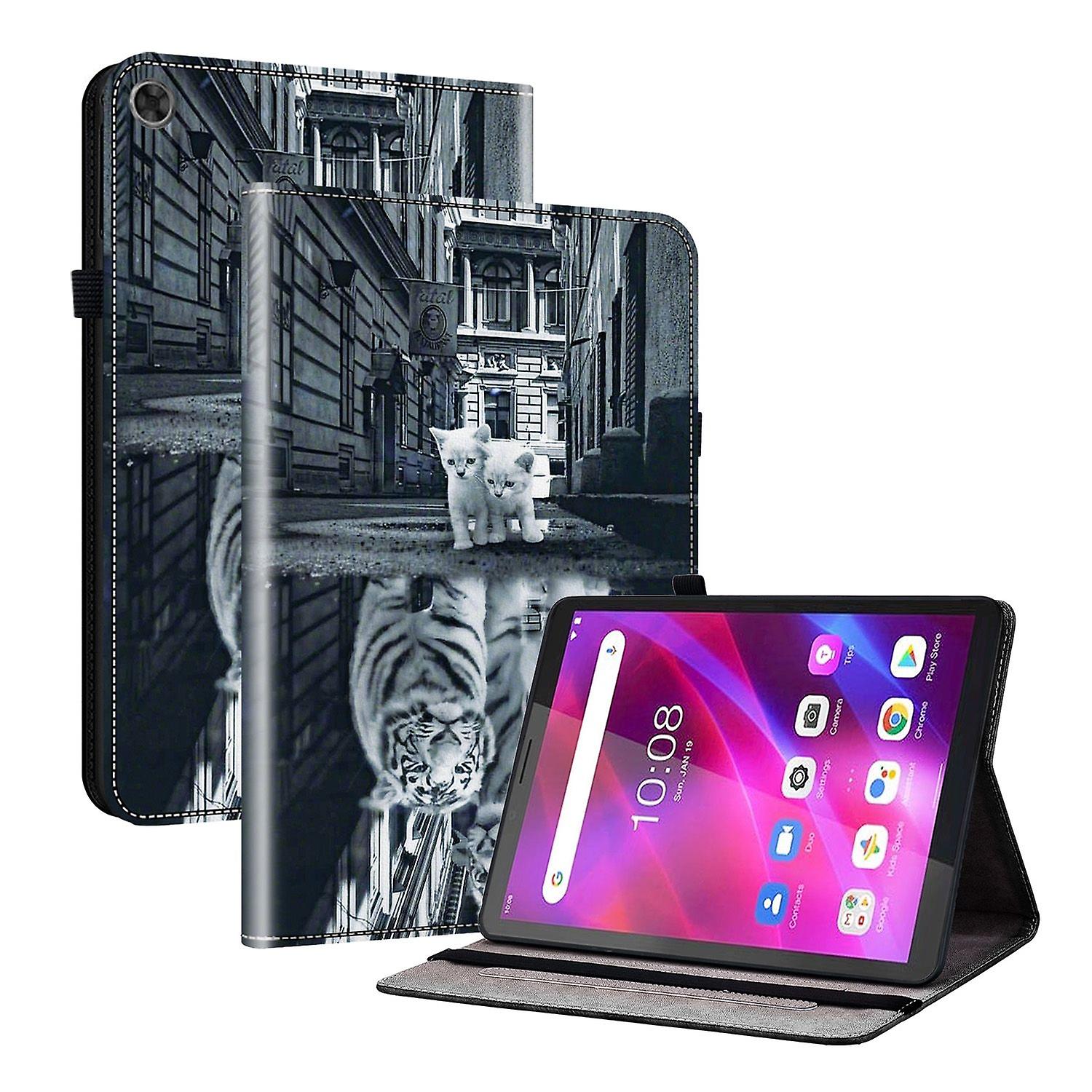 Painted Leather Case For Lenovo Tab M7 3rd Gen