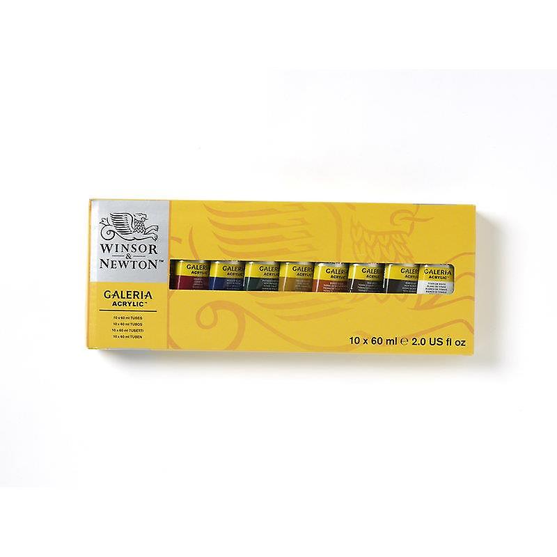 Winsor & Newton Galeria Acrylic Paint Tube Set 10 x 60ml