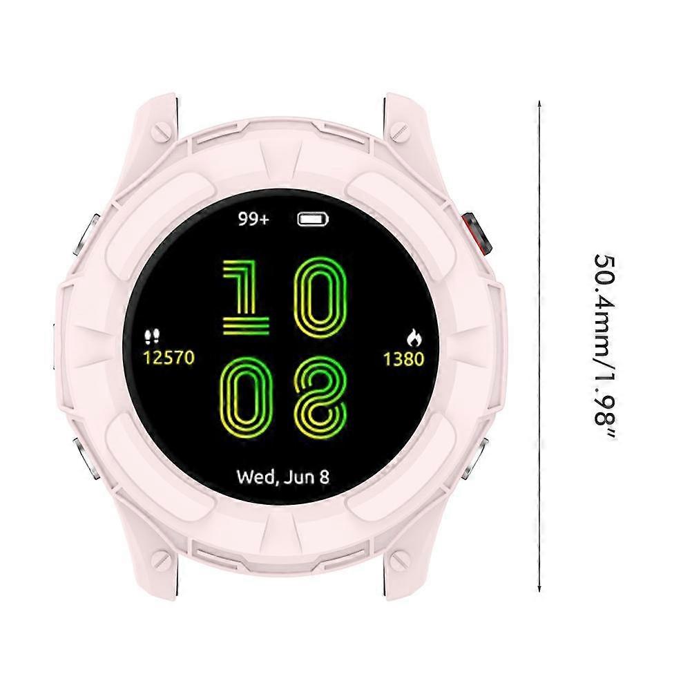 Soft TPU Case Frame Shell Compatible for Garmin Forerunner955 Shockproof Bumper Case Cover Smartwatch Accessories