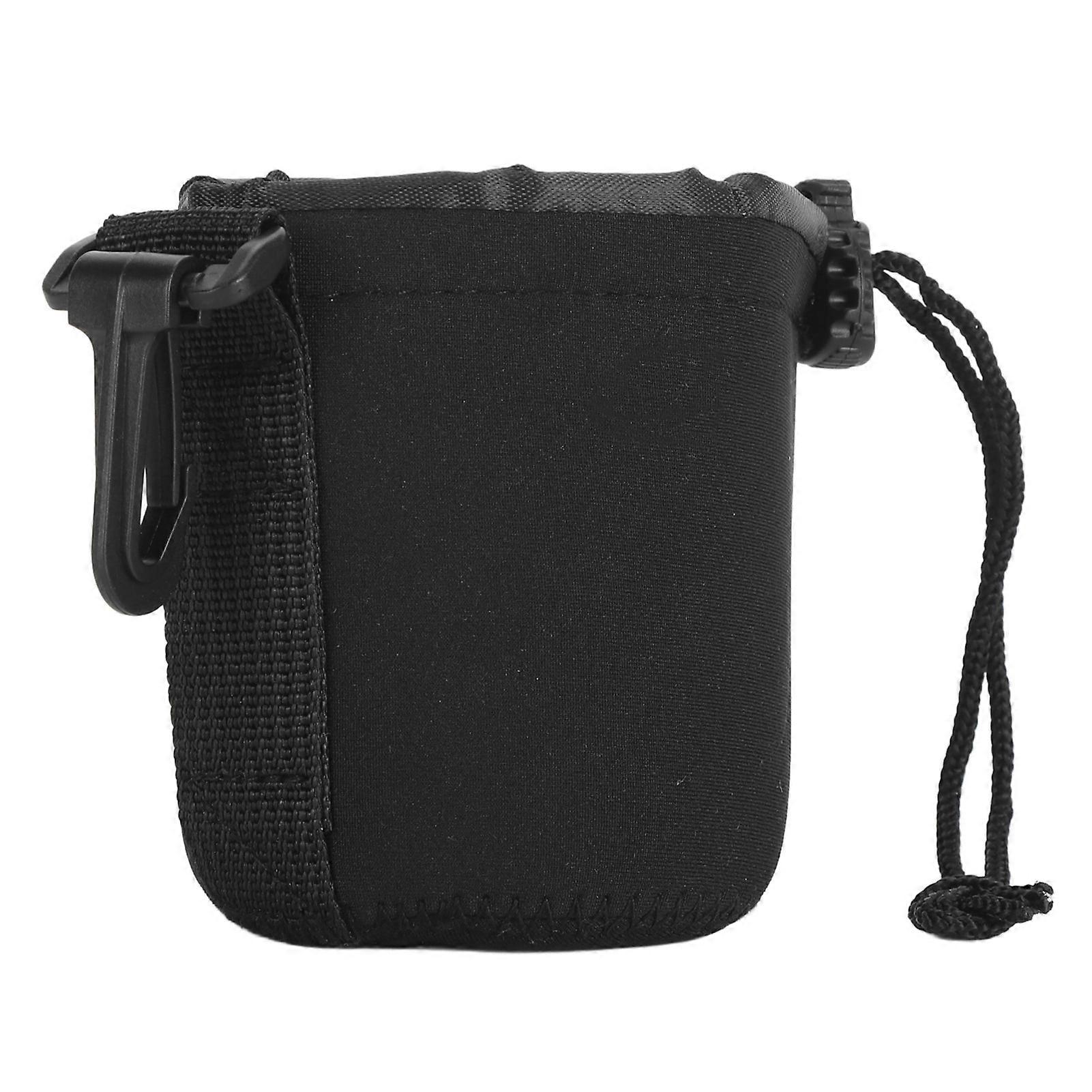 Camera Lens Bag Waterproof Shockproof Scratch Resistant Protective Lens Pouch with Hook for EF 50mm F/1.8 II