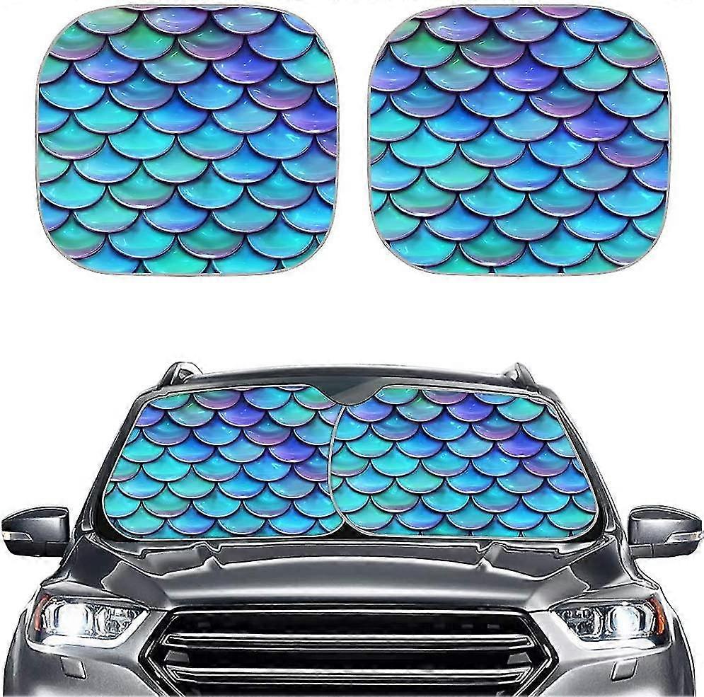 Exquisite Polero Car Sun Shade For Windshield, Funny Dog Driving Print Auto Window Sunshade,blocks Uv Rays To Keep Your Vehicle Cool And D