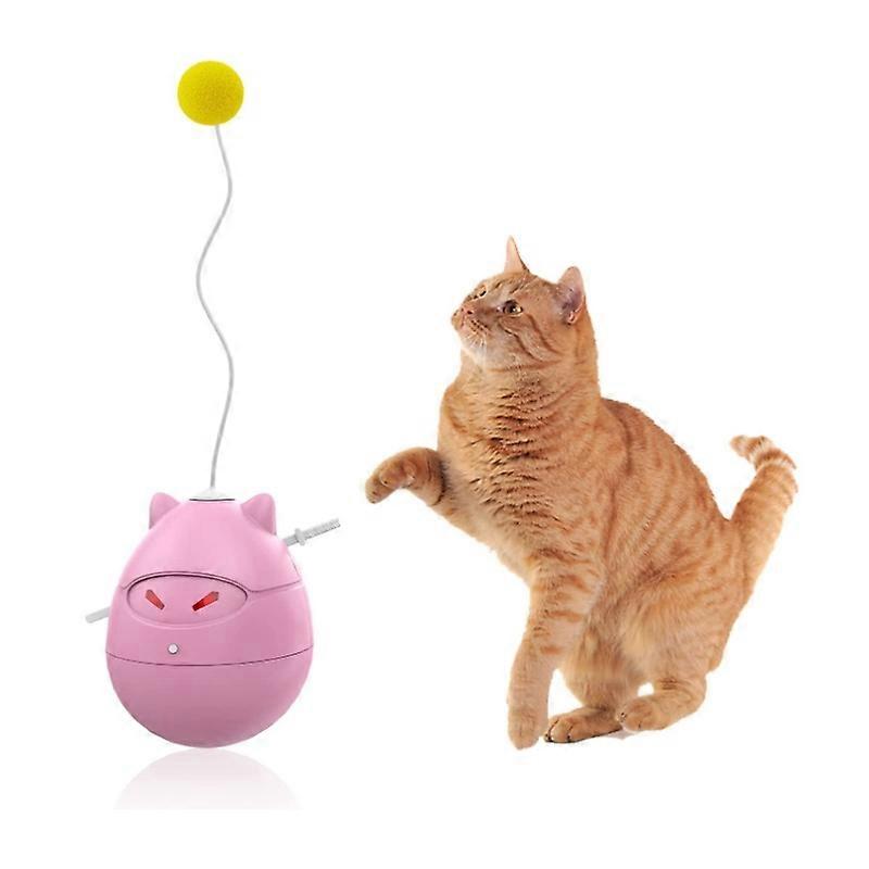 Suuyar Cat Toys for Indoor Cat,Motion Activated Interactive Hunting Simulation Rotating Timing Ball