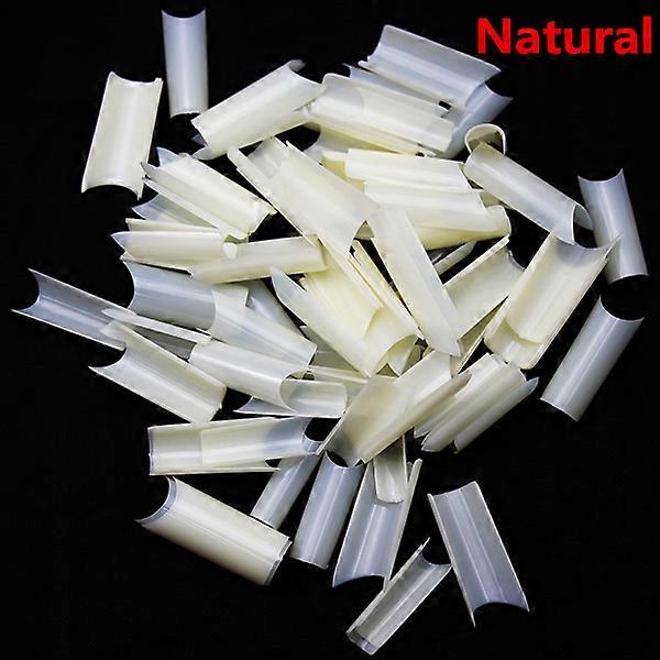 Fsw 10 Bags X 500pcs C Shape False Nails Natural Square Acrylic Nail Tips Fake Nail C Curve Tips Wholesales Nail Art A0020
