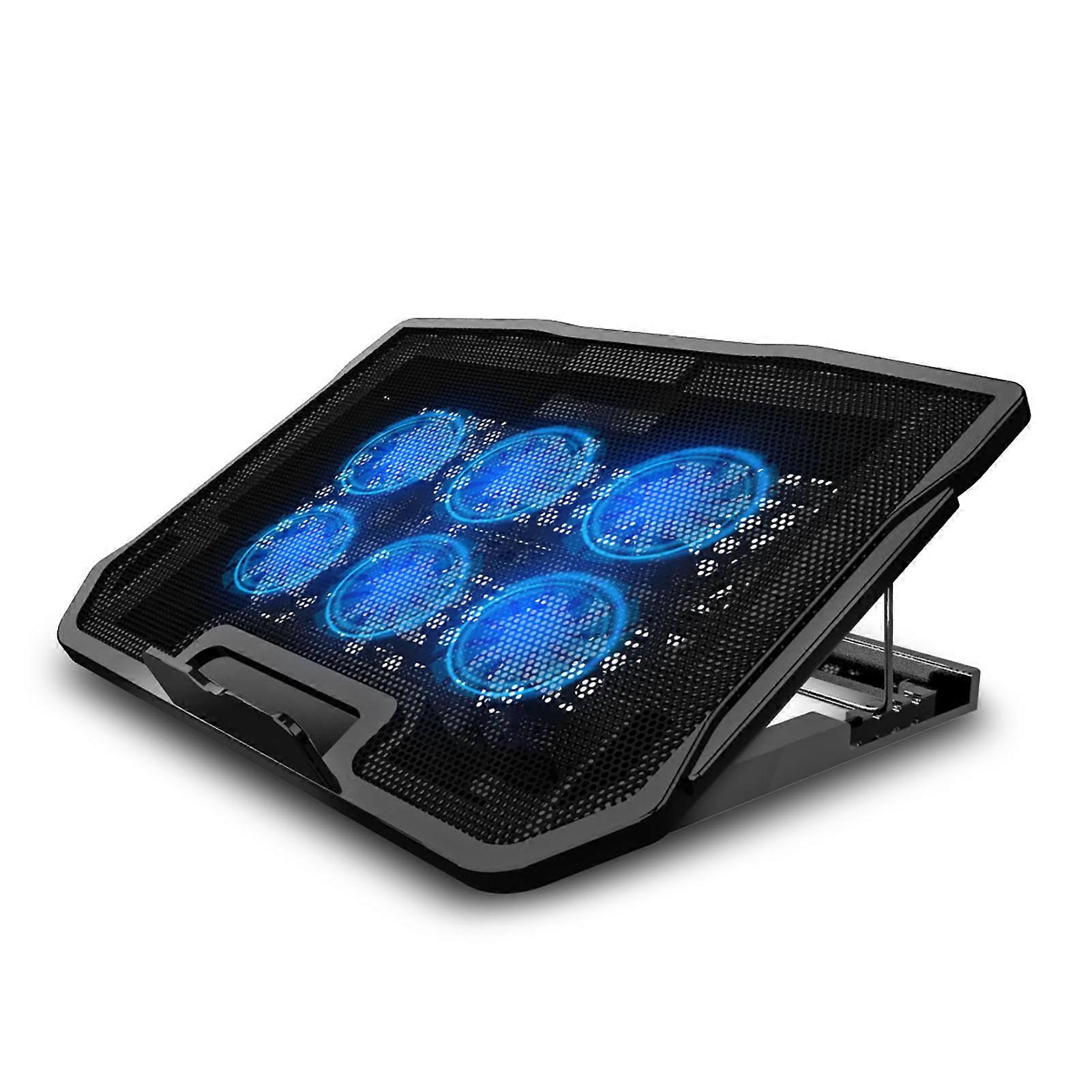 Laptop-Kühler mit LED-Licht Dual USB Notebook PC Cooling Pad Computer Lüfterständer