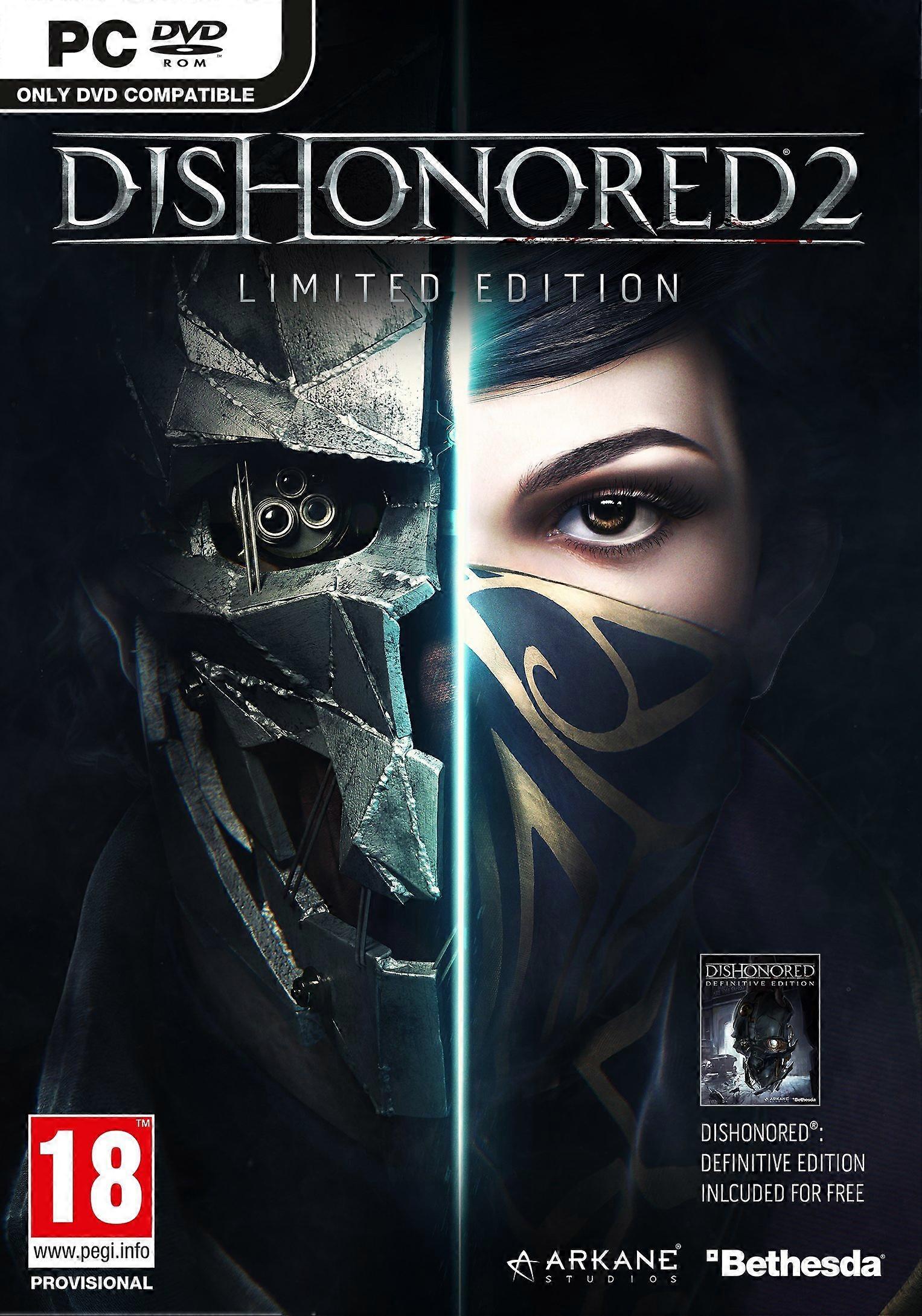 Dishonored 2 Limited Edition (PC DVD) - New & Sealed