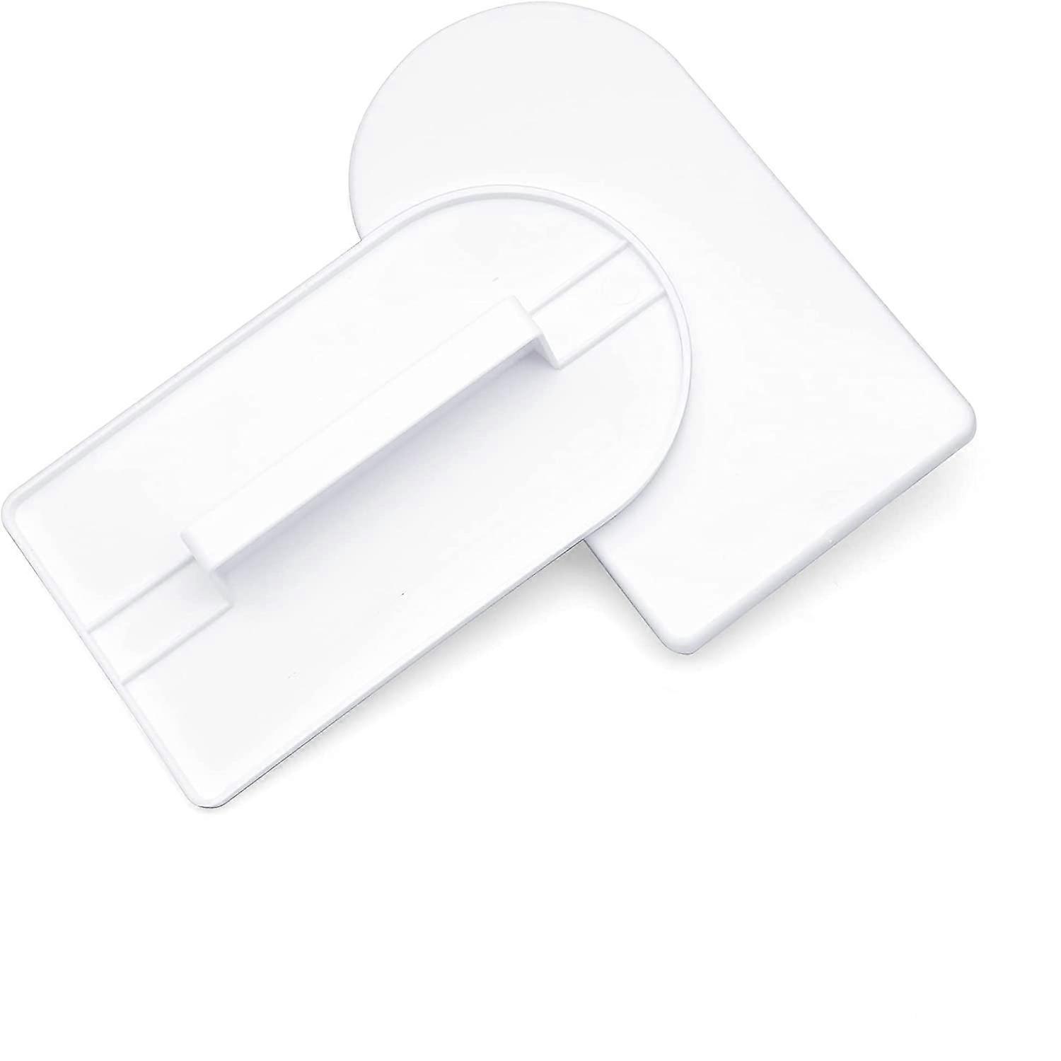 2 Pieces Cake Smoothing Tools DIY Kitchen Cake Decorator Baking Tools (White)