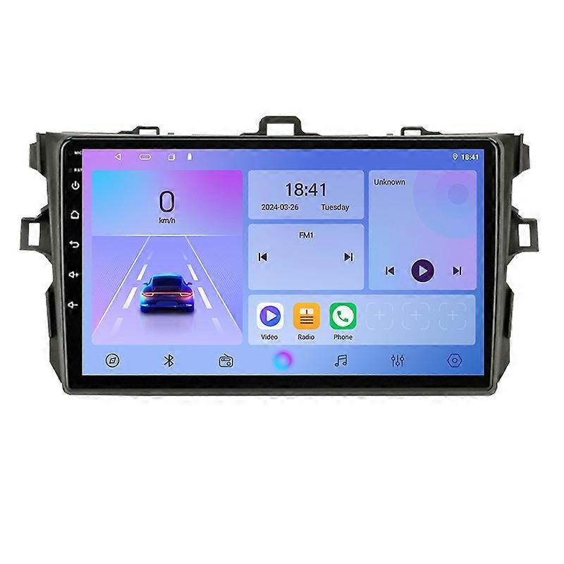 For Toyota Corolla E140/150 2007-2013 Car Radio Video Player WIFI Navigation GPS