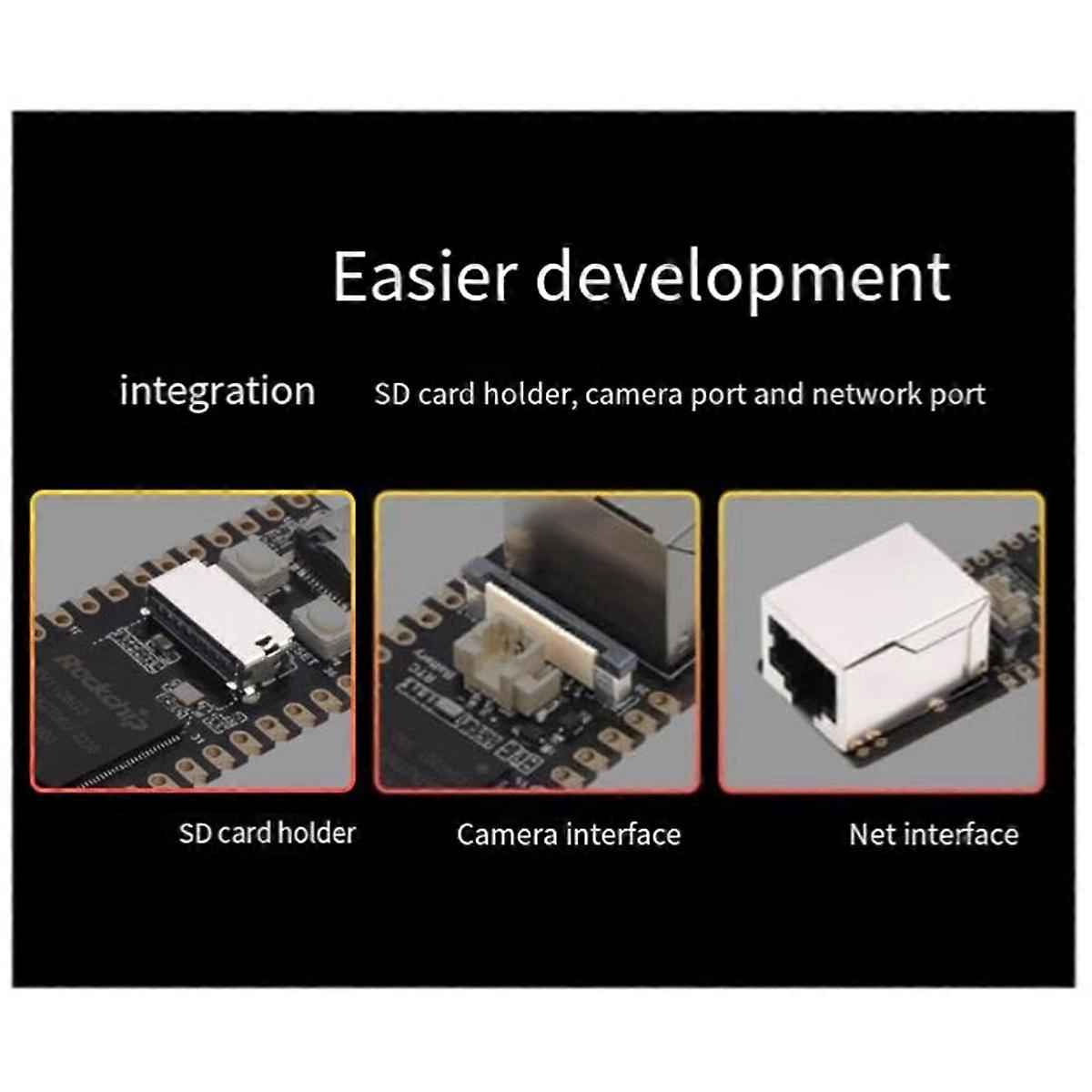 RV1106 Modul de dezvoltare multifuncțională portabilă Pico Max Mini Linux RISC, A