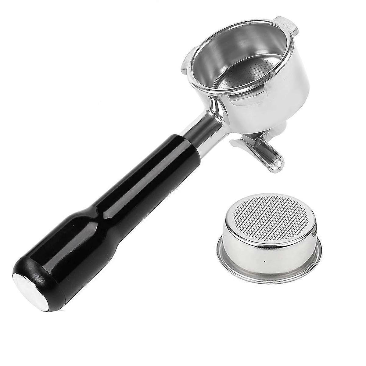 54MM Bottomless Stainless Steel Professional Espresso Coffee Portafilter with Single and Dual Cups
